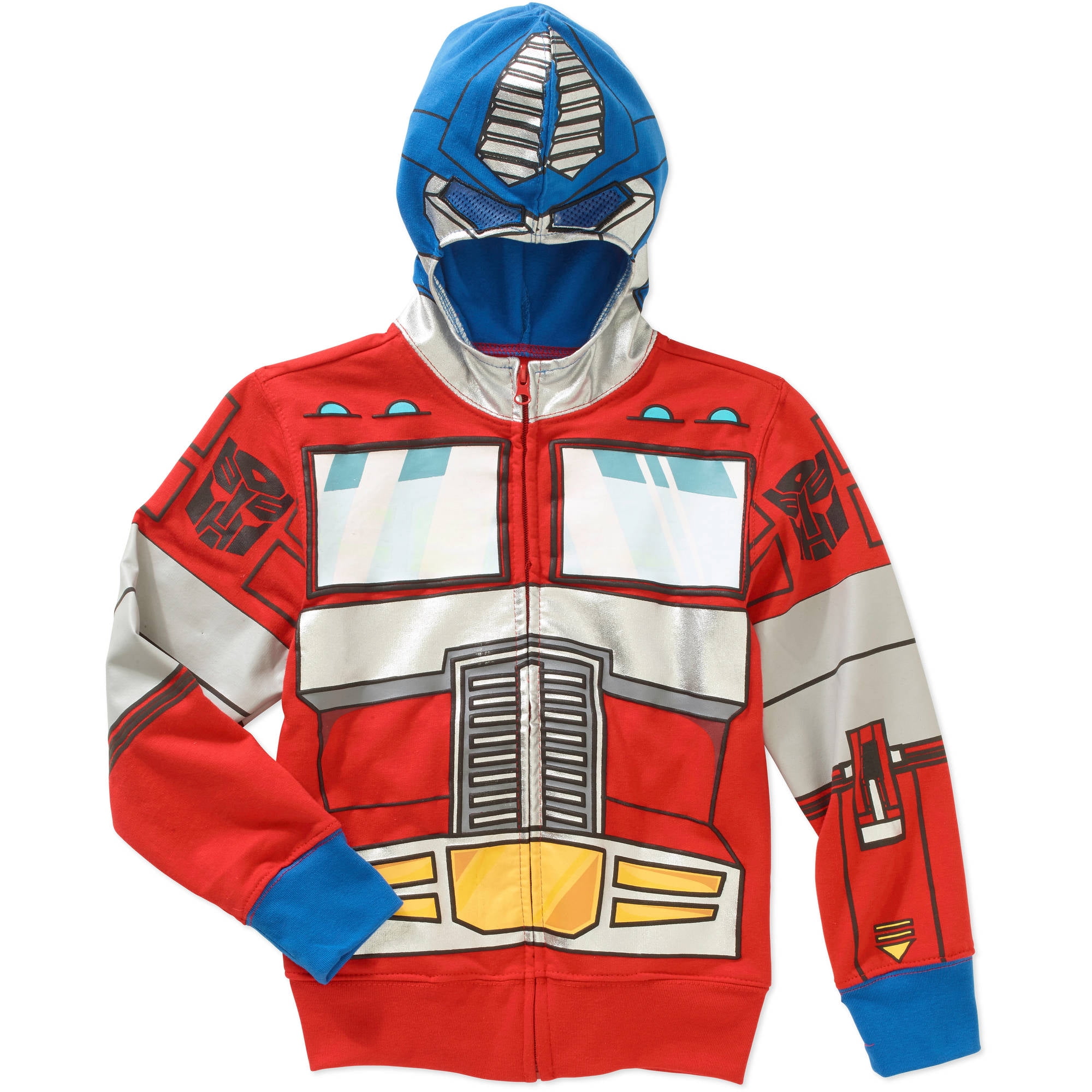 Red Jacket Transformer Transformers Optimus Prime Boys Costume Hoodie - Walmart.com