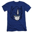 thumbnail image 1 of Transformers Optimus Head HBO S/S Adult 30/1 T-Shirt Royal Blue, 1 of 1
