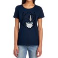 thumbnail image 1 of Transformers Optimus Head Women's T Shirt, Navy, Medium, 1 of 6