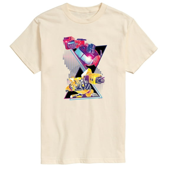 Transformers - Optimus Prime And Bumblebee - Adult Short Sleeve Tee