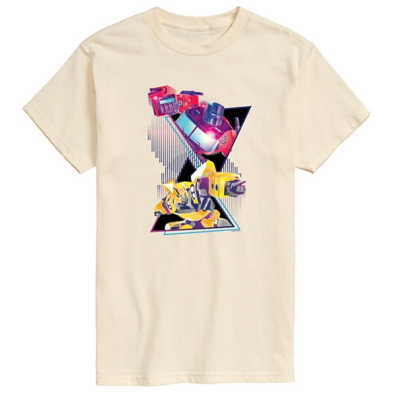 Transformers - Optimus Prime And Bumblebee - Adult Short Sleeve Tee