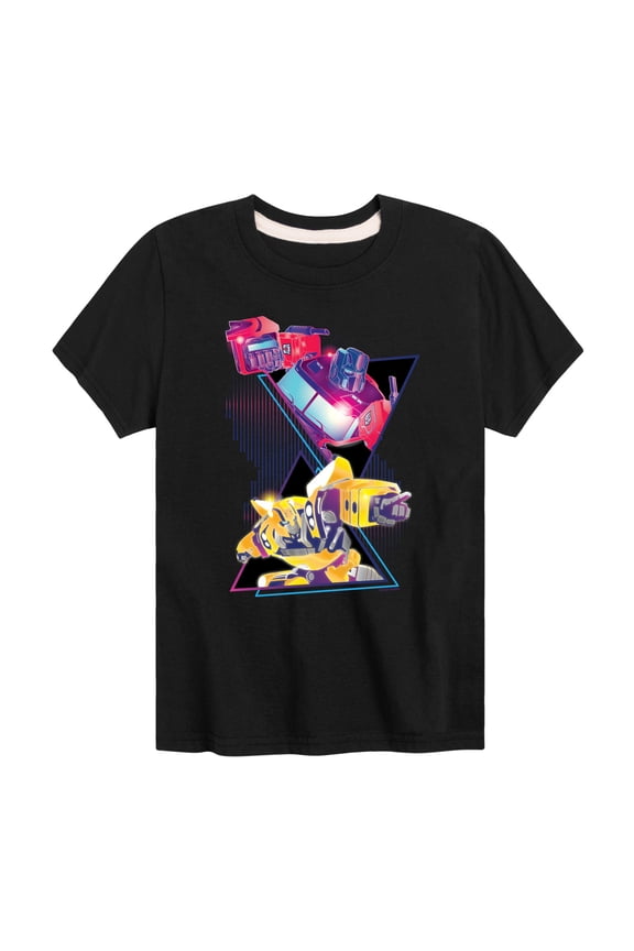 - Optimus Prime And Bumblebee - Kids Toddler And Youth Short Sleeve T - Shirt