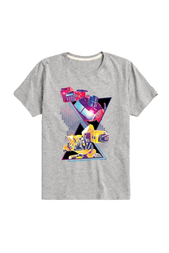 - Optimus Prime And Bumblebee - Kids Toddler And Youth Short Sleeve T - Shirt