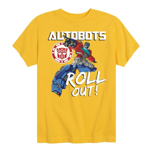 Transformers - Optimus Prime Autobots Roll Out - Kids Toddler And Youth Short Sleeve T - Shirt