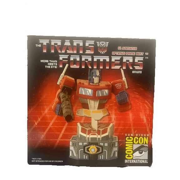 Transformers Optimus Prime Bust Statue Battle Damage with Matrix Diamond Select