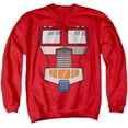 thumbnail image 1 of Transformers Optimus Prime Costume Unisex Adult Crewneck Sweatshirt (Large) Red, 1 of 1