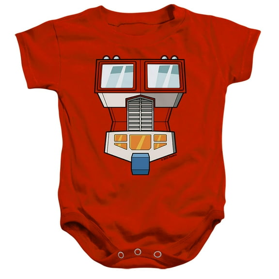 Transformers Optimus Prime Costume Unisex Infant Snap Suit for Baby (18 Months) Red