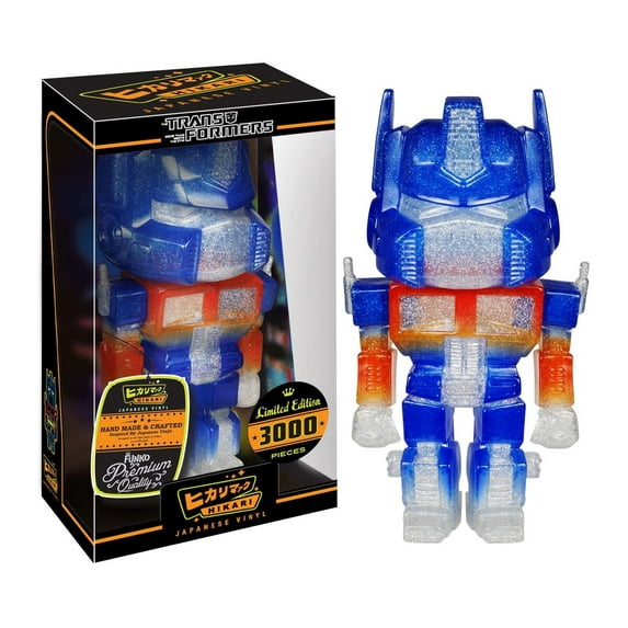 Transformers Optimus Prime Limited Edition Hikari Blue Vinyl Figure