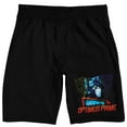 thumbnail image 1 of Transformers Optimus Prime Men's Black Sleep Pajama Shorts, 1 of 4
