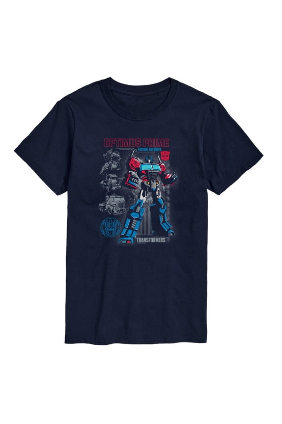 - Optimus Prime - Men's Short Sleeve Graphic T-Shirt