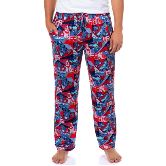 Transformers Optimus Prime Pajamas Men's Autobots Adult Lounge Sleep Pants