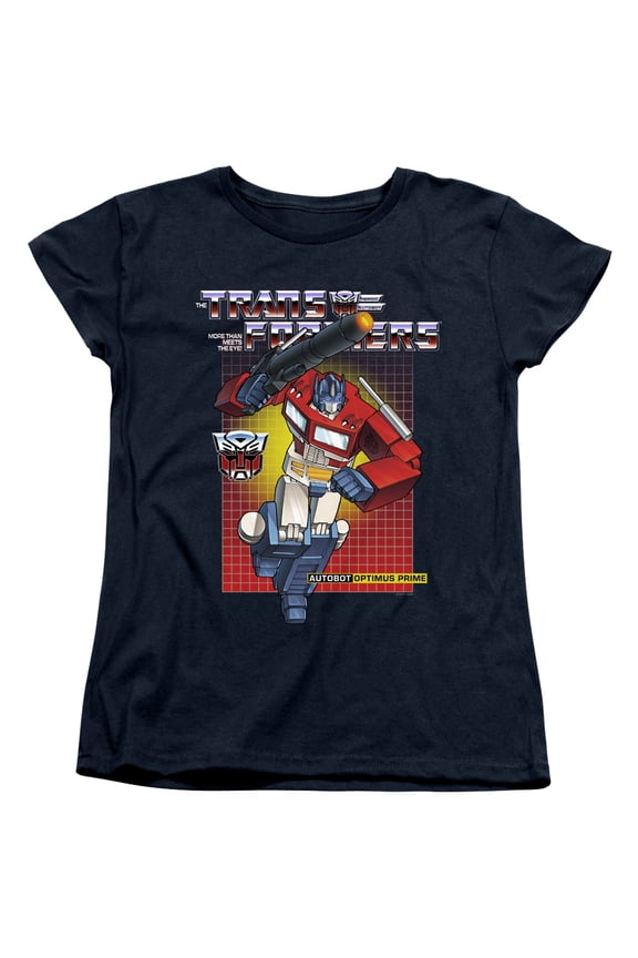 Transformers Optimus Prime S/S Women's T-Shirt Navy