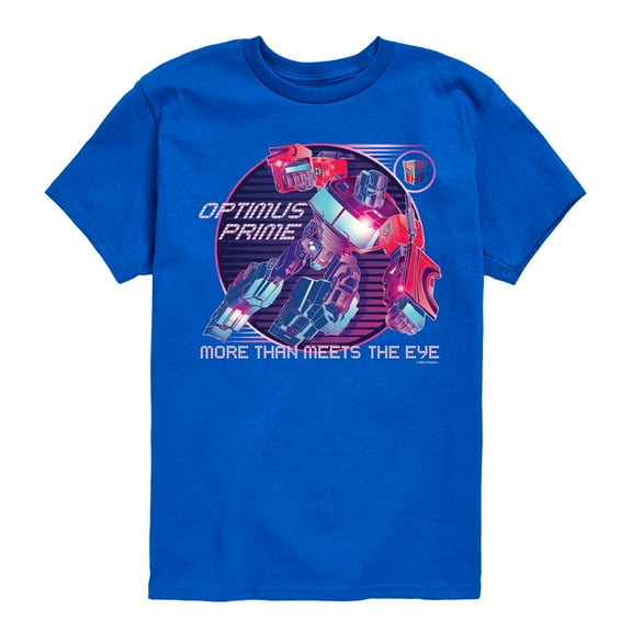 Transformers - Optimus Prime Verse Badge - Kids Toddler And Youth Short Sleeve T - Shirt