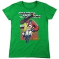thumbnail image 1 of Transformers Optimus Prime Women's T Shirt, Kelly Green, 2X-Large, 1 of 6