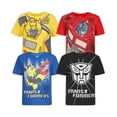 thumbnail image 1 of Transformers One Short Sleeve T-Shirt (Boys), 4 Pack, Sizes 4-7, 1 of 10