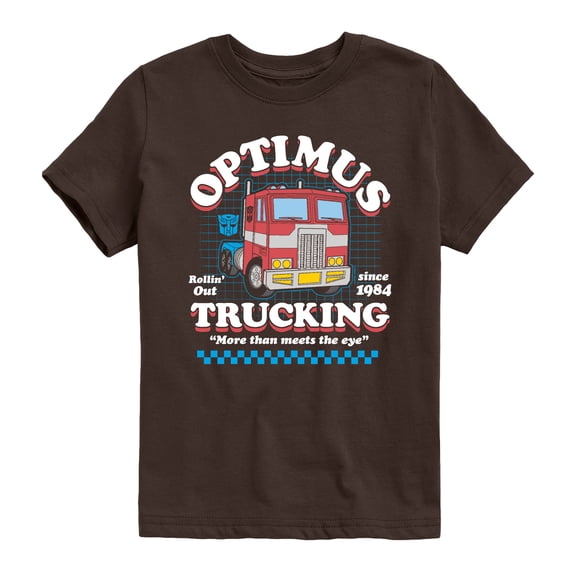 Transformers - Optimus Trucking - Youth Boys Short Sleeve Graphic T-Shirt