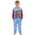 thumbnail image 1 of Transformers Pajamas Boys' Battle On Zip Front Fleece Footless Sleeper, 1 of 7