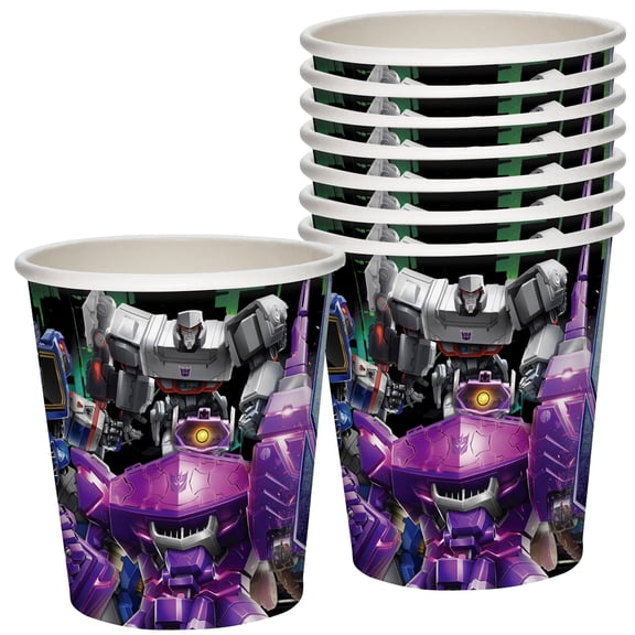 Transformers Party Supplies - 9oz Decepticons Cups 24 Count