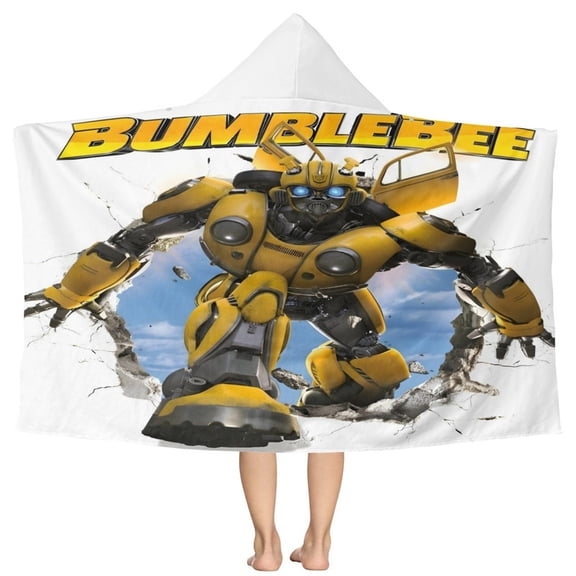 Transformers Pattern Beach Poncho - Microfiber - Towel - Kids Lightweight And Practical Essential For Beach Vacation