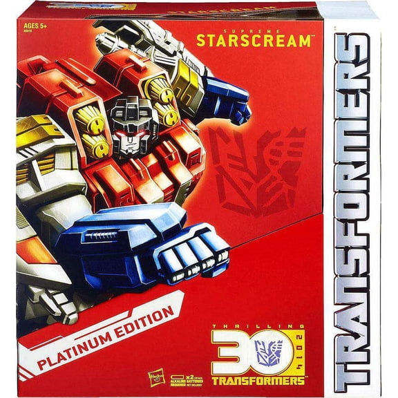 Transformers Platinum Edition Supreme Starscream Action Figure
