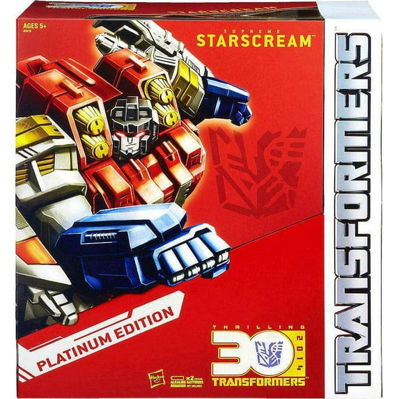 Transformers Platinum Edition Supreme Starscream Action Figure