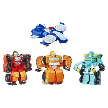Transformers - Command Center Hoist (Playskool Heroes Rescue Bots Academy, giocattolo trasformabile, con rimorchio e accessorio per illuminazione