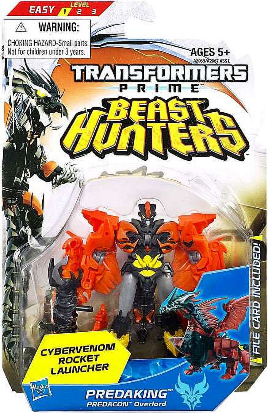 Transformers Prime Beast Hunters - Figura Voyager Class Predaking, Action Figure Collezionabile