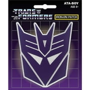 Transformers Purple Helmet Insignia Patch Decepticons Leader Megatron Embroidered Iron On