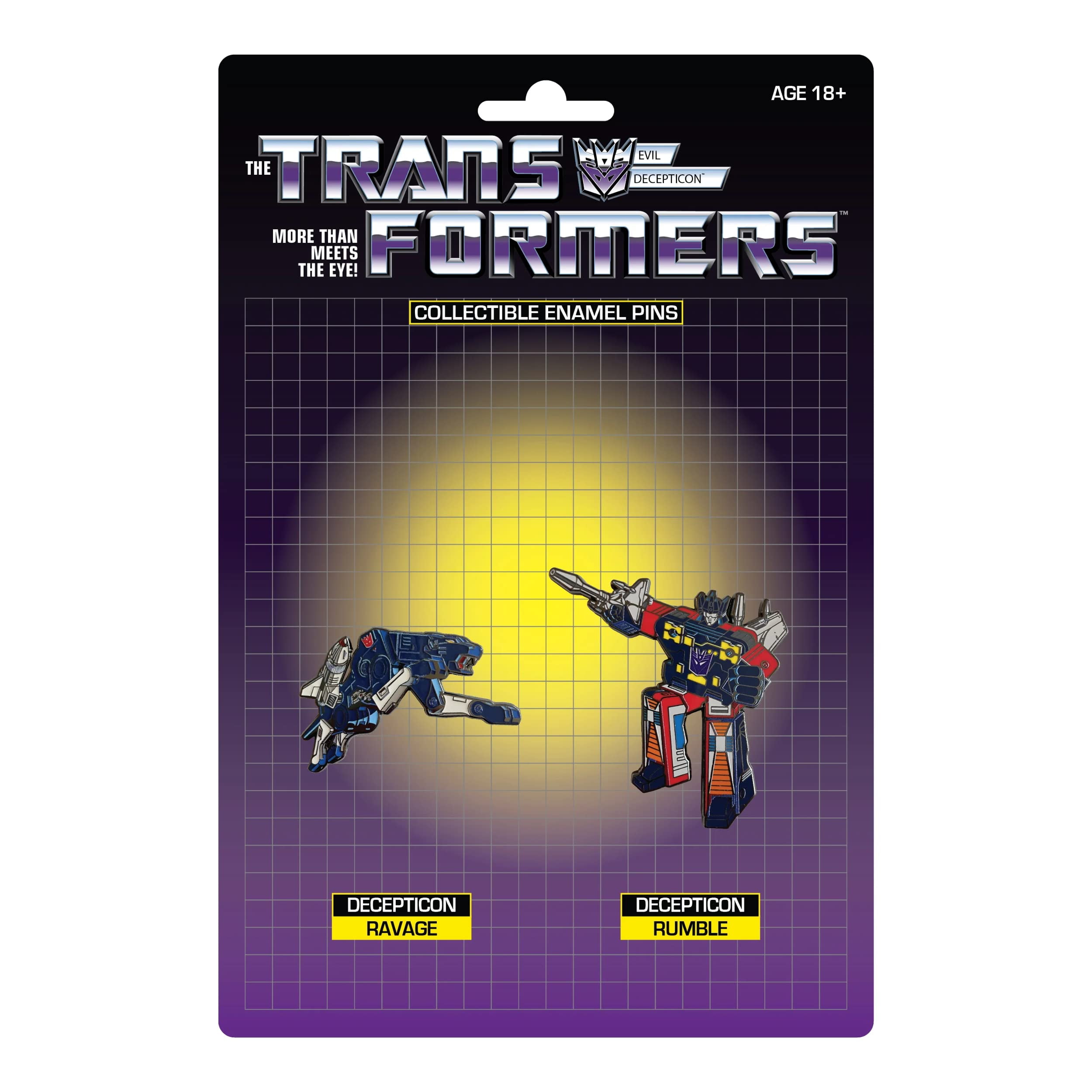 Transformers Ravage X Rumble Retro Pin Set (Net)