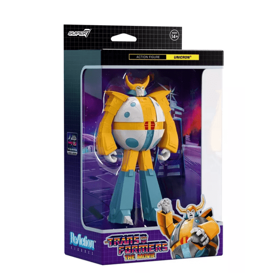 Transformers ReAction Boxed Figure - Unicron movie version Toy New With Box