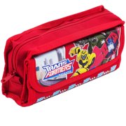 Transformers Red Double Zippers Pencil Case