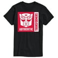 thumbnail image 1 of Transformers - Red Logo- Adult Short Sleeve T-Shirt, 1 of 5