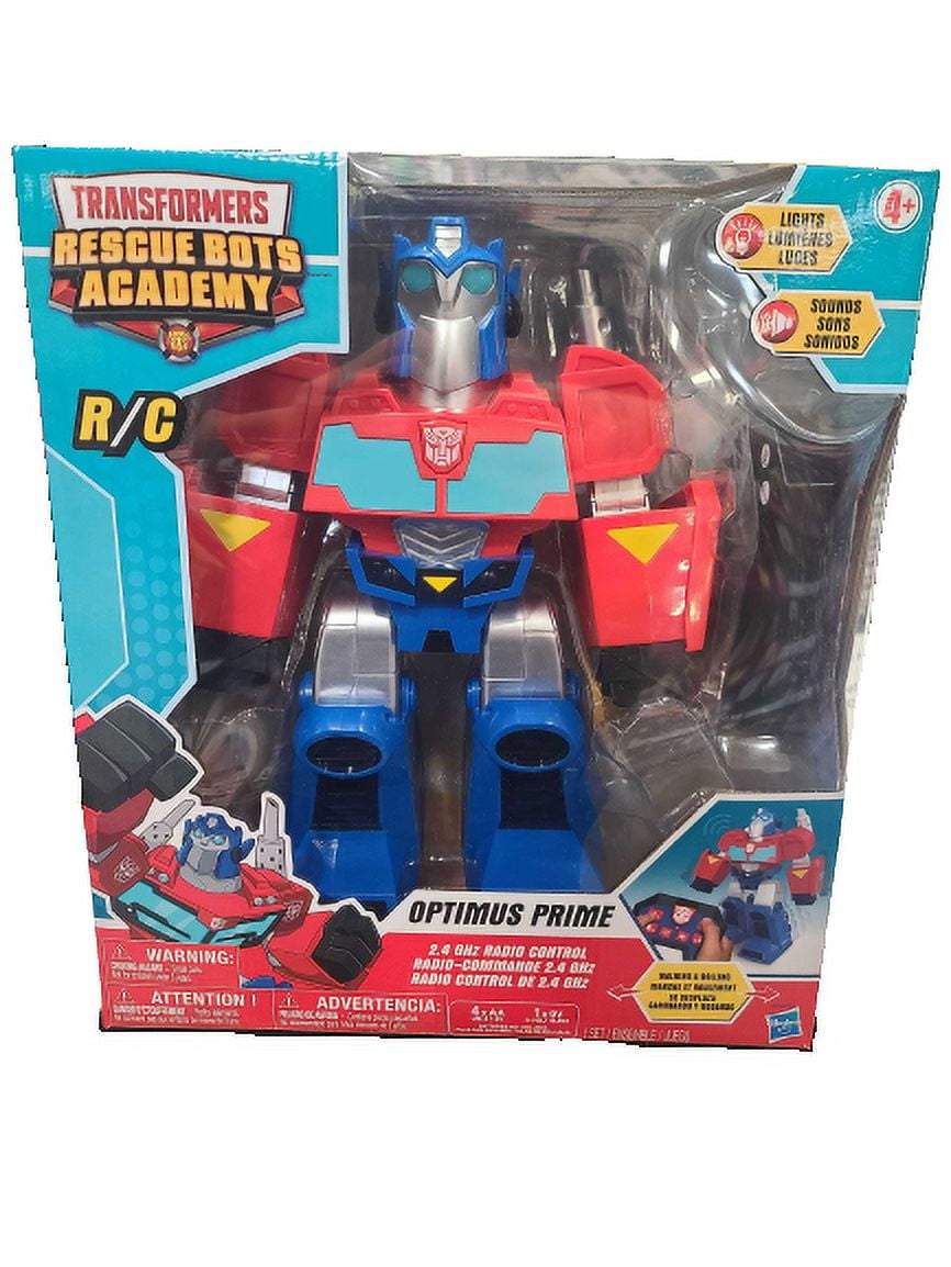 Transformers Rescue Bot Academy Remote Controlled Optimus Prime Lights \u0026 Sounds