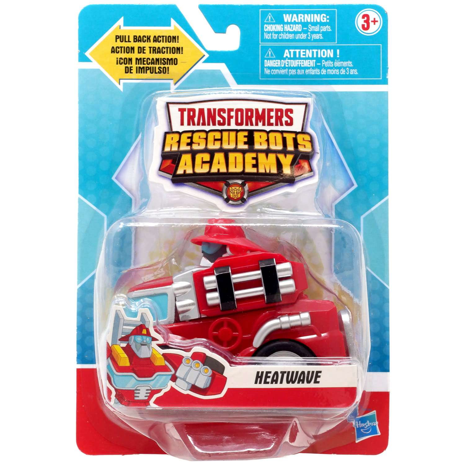 Transformers Rescue Bots Academy Heatwave Pullback Vehicle