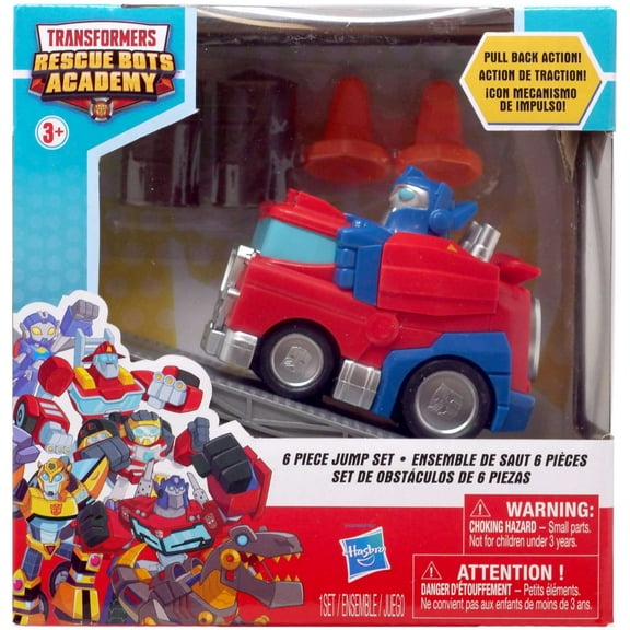 Transformers Rescue Bots Academy Optimus Prime 6 Piece Jump Set
