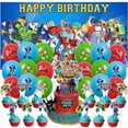thumbnail image 1 of Transformers Rescue Bots Latex Balloons Supplies Party Decor Set Decorations Kit Banner Backdrop, 1 of 6