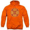 thumbnail image 1 of Transformers Rescue Bots Logo Adult Pullover Hoodie Sweatshirt Orange, 1 of 1