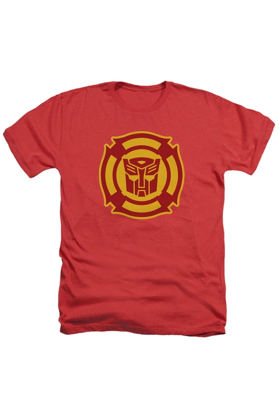 - Rescue Bots Logo - Heather Short Sleeve Shirt - Medium