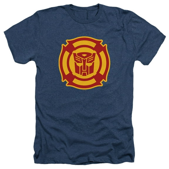 Transformers - Rescue Bots Logo - Heather Short Sleeve Shirt - Small