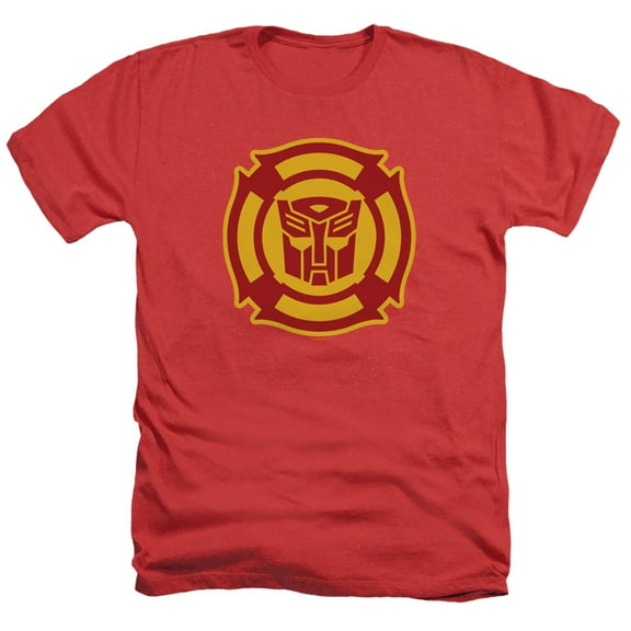 Transformers - Rescue Bots Logo - Heather Short Sleeve Shirt - Small