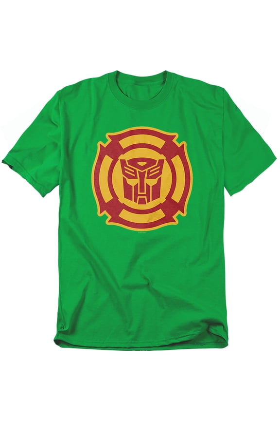 T-Shirt Rescue Bots Logo Unisex Graphic Tee For Men & Women Kelly Green 