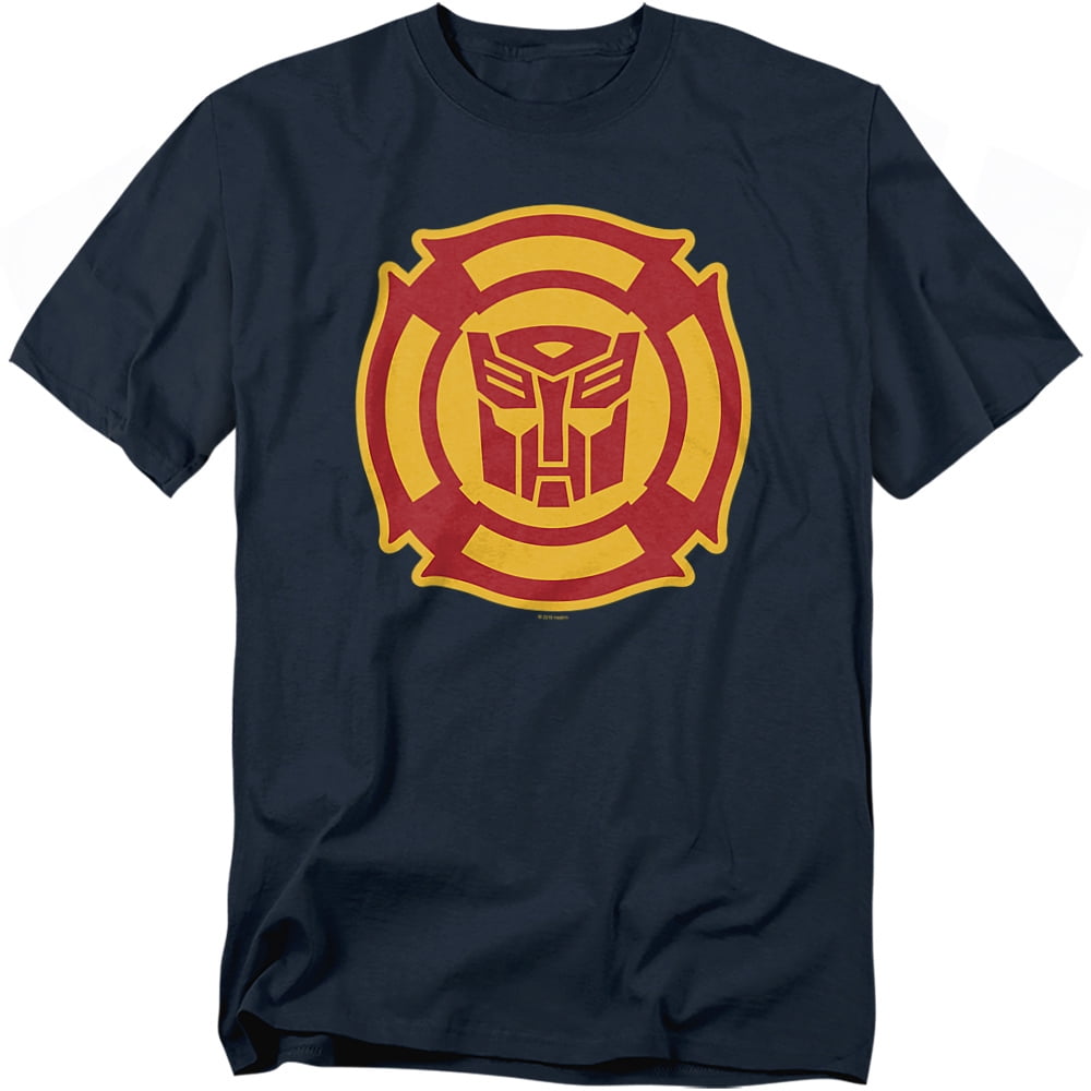 Transformers T-Shirt Rescue Bots Logo Unisex Graphic Tee For Men & Women Navy&nbsp;