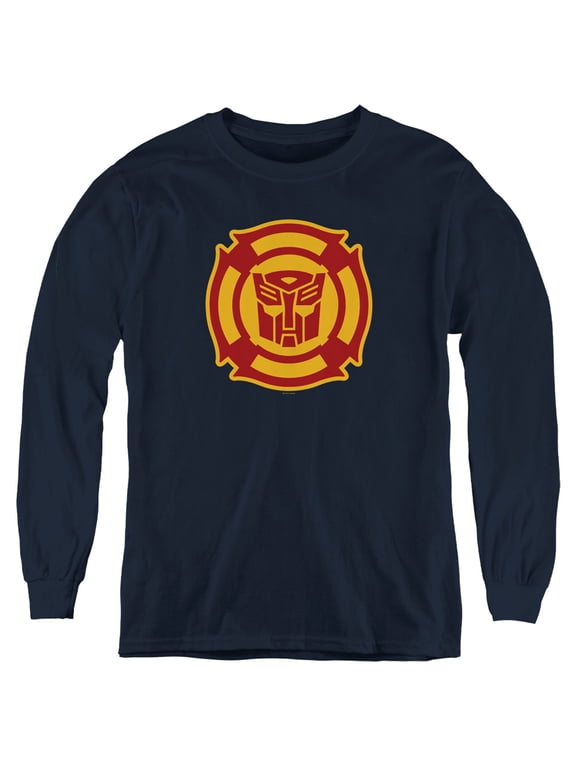 - Rescue Bots Logo - Youth Long Sleeve Shirt - X-Large
