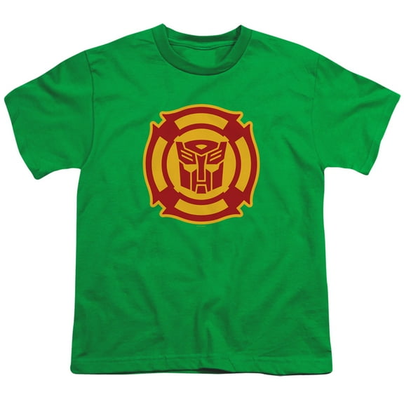Transformers - Rescue Bots Logo - Youth Short Sleeve Shirt - Small