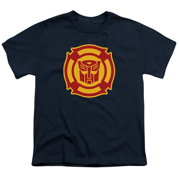 Transformers - Rescue Bots Logo - Youth Short Sleeve Shirt - Small