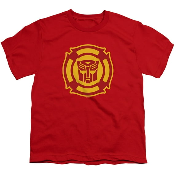 Transformers - Rescue Bots Logo - Youth Short Sleeve Shirt - X-Large