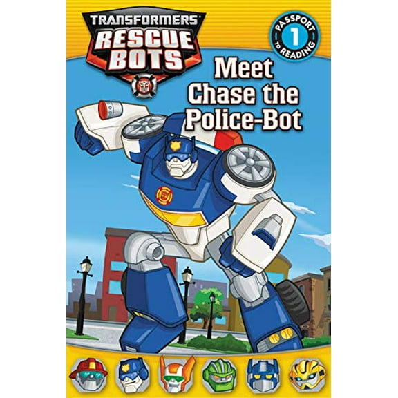 Pre-Owned Transformers: Rescue Bots: Meet Chase the Police-Bot (Passport to Reading) (Paperback) 031622829X 9780316228299