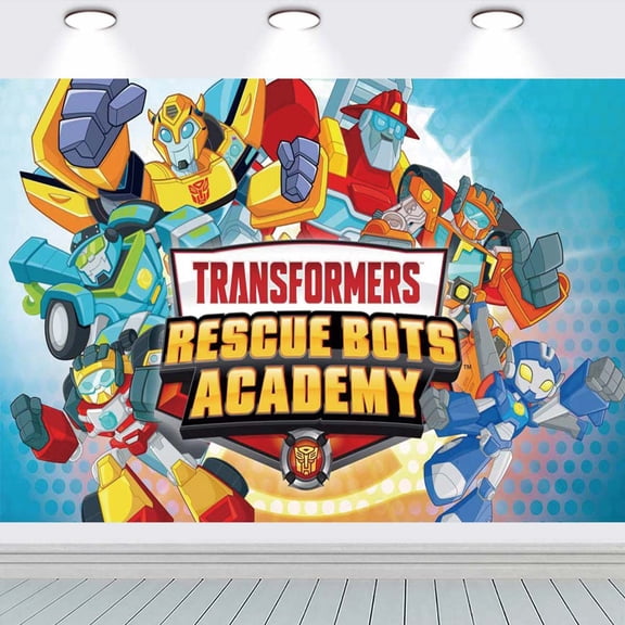 Transformers Rescue Bots Taspestry Wall Decor school Background Backdrop Party Supplies Banner Poster Decor Decorations