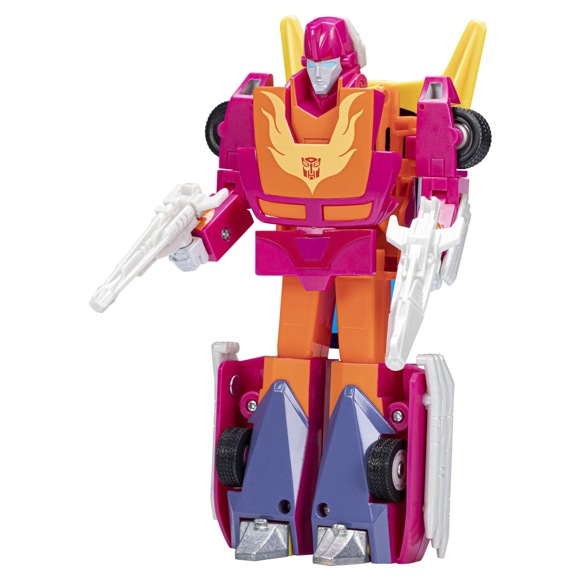 Transformers: Retro The Movie Autobot Hot Rod Collectible Converting  Vehicle Kids Toy Action Figure for Boys and Girls Ages 8 9 10 11 12 and Up  (7”) 