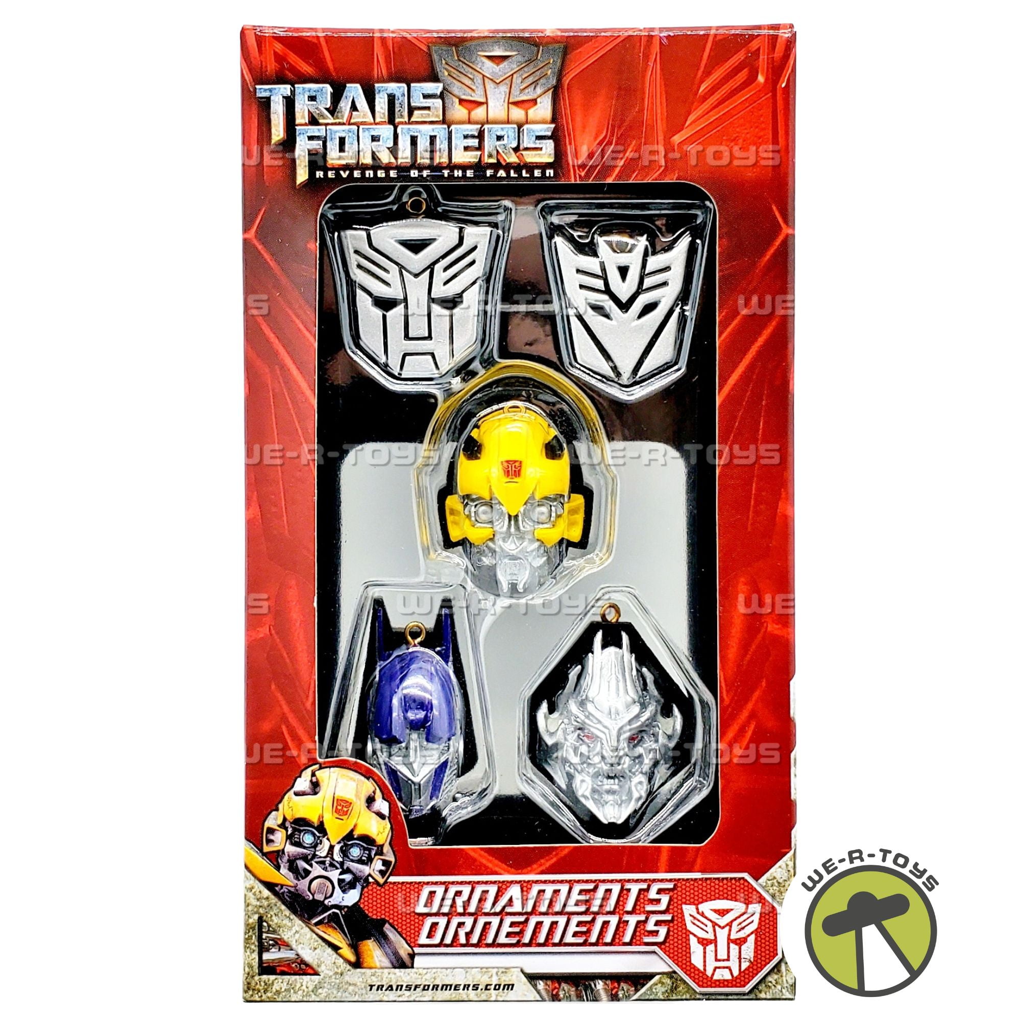Transformers Revenge of the Fallen Ornaments 2009 Hasbro 90327